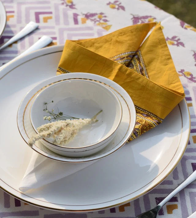 Yellow Cotton Napkins