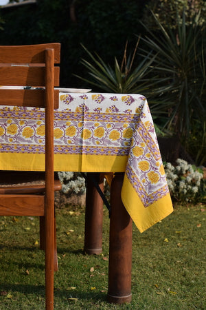Yellow Cotton Table Cover