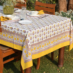 Yellow Cotton Table Cover