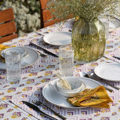 Yellow Cotton Table Cover