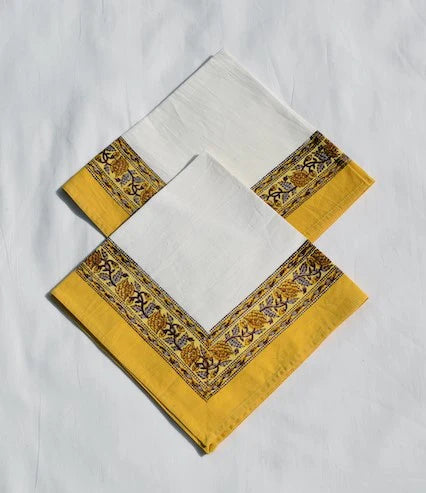Yellow Cotton Napkins