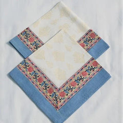 Blue Cotton Napkins