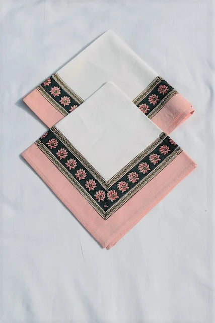 Padma Pink Cotton Napkins