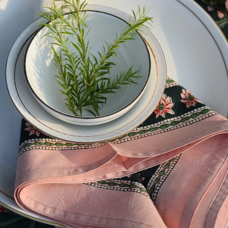 Padma Pink Cotton Napkins
