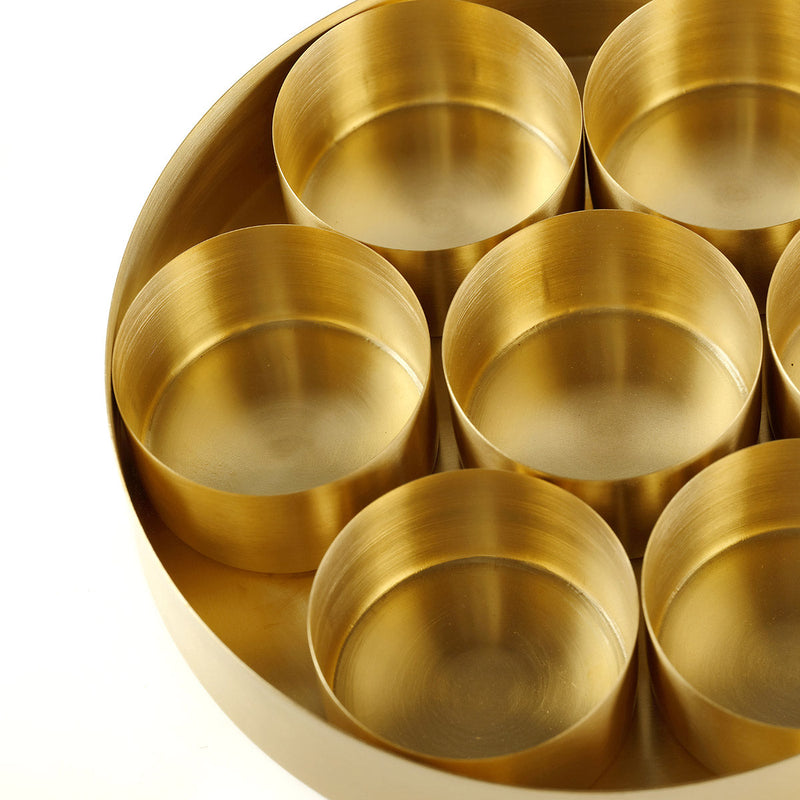 Brass Masala Box